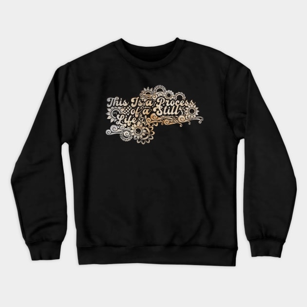 This Is a Process of a Still Life Crewneck Sweatshirt by BELLASOUND